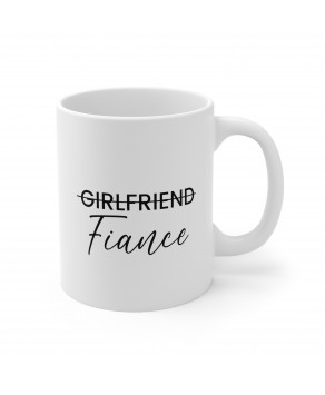 Girldfriend Fiance Coffee Mug Bride To Be Engage Valintines Couple Ceramic Tea Cup